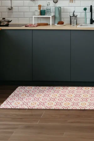 Acheter Direct Tapis vinyle 'Nathalia' rouge